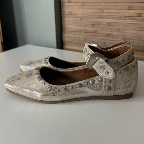 Free People Mystic Mary Jane Flats Champagne 9 - Picture 5 of 8